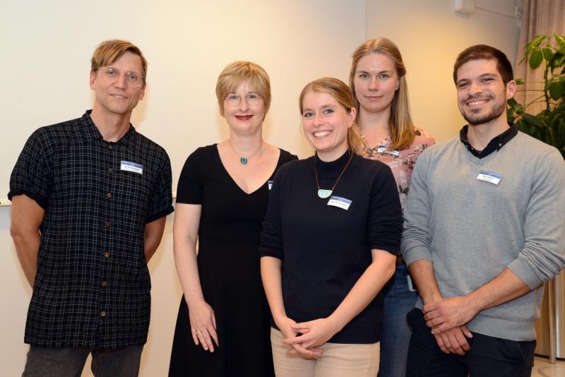 Das Team der TK TAZ: Der leitende Psychologe Dr. Dominik Ülsmann, Frau Oberärztin Dr. Anne-Linde Kruttschnitt, Frau Dr. Evens, Frau Dr. Drobinskaya und Herr Hizli (von links)